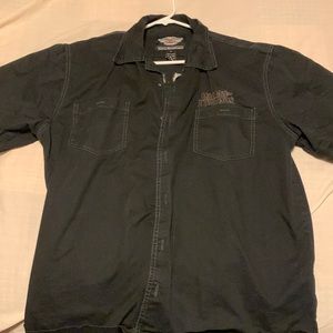 Harley Davidson button down shirt